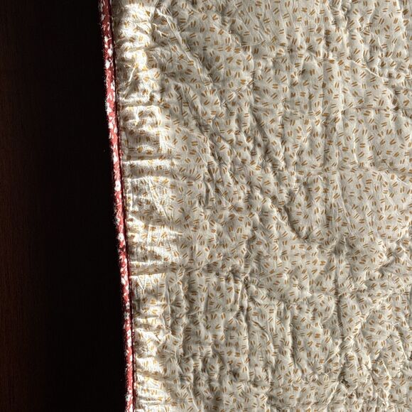 The Farmhouse Rachel Ashwell Quilted Reversible Table Runner 16x72 Thanksgiving - Picture 6 of 7